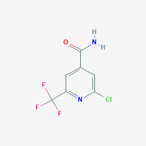 2-Chloro-6-(trifluoromethyl)isonicotinamide