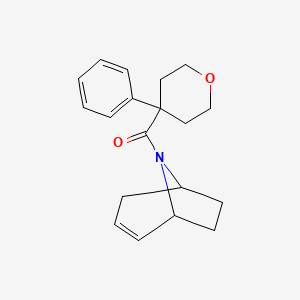 (1R,5S)-8-azabicyclo[3.2.1]oct-2-en-8-yl(4-phenyltetrahydro-2H-pyran-4-yl)methanone
