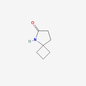molecular formula C7H11NO B2475729 5-Azaspiro[3.4]octan-6-one CAS No. 84565-28-6