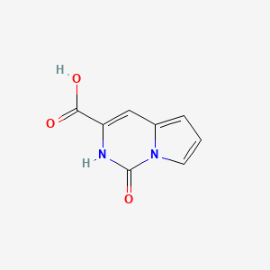 molecular formula C8H6N2O3 B2475735 1-Oxo-2H-pyrrolo[1,2-c]pyrimidine-3-carboxylic acid CAS No. 1257901-69-1