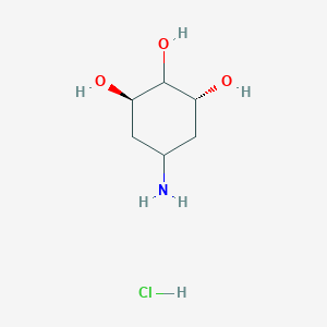 (1R,3R)-5-Aminocyclohexane-1,2,3-triol;hydrochloride