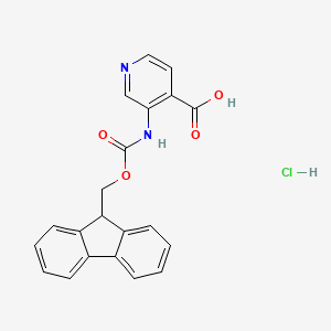 3-({[(9H-fluoren-9-yl)methoxy]carbonyl}amino)pyridine-4-carboxylic acid hydrochloride