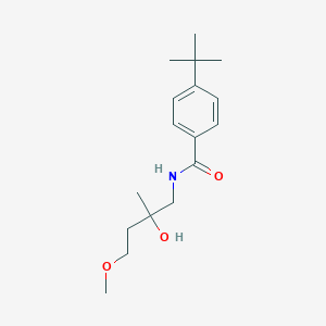 4-Tert-butyl-N-(2-hydroxy-4-methoxy-2-methylbutyl)benzamide