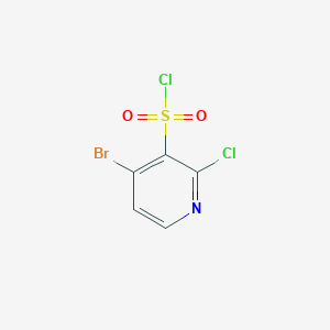 4-Bromo-2-chloropyridine-3-sulfonyl chloride