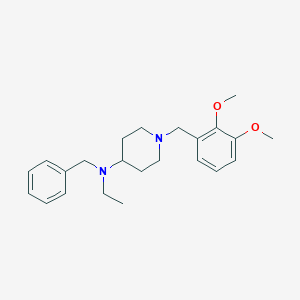 molecular formula C23H32N2O2 B247593 N-benzyl-1-[(2,3-dimethoxyphenyl)methyl]-N-ethylpiperidin-4-amine 