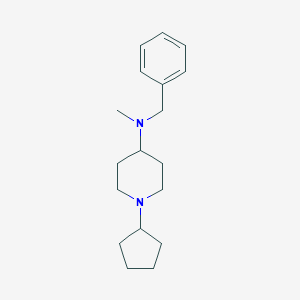 molecular formula C18H28N2 B247595 N-benzyl-1-cyclopentyl-N-methylpiperidin-4-amine 