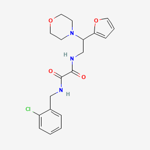 N1-(2-chlorobenzyl)-N2-(2-(furan-2-yl)-2-morpholinoethyl)oxalamide