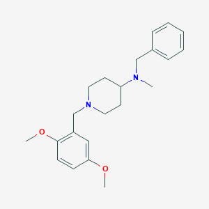 molecular formula C22H30N2O2 B247598 N-benzyl-1-[(2,5-dimethoxyphenyl)methyl]-N-methylpiperidin-4-amine 