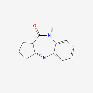 2,3,3a,5-tetrahydro-1H-cyclopenta[c][1,5]benzodiazepin-4-one
