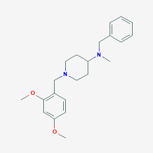 molecular formula C22H30N2O2 B247599 N-benzyl-1-[(2,4-dimethoxyphenyl)methyl]-N-methylpiperidin-4-amine 