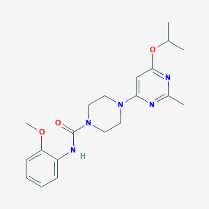 4-(6-isopropoxy-2-methylpyrimidin-4-yl)-N-(2-methoxyphenyl)piperazine-1-carboxamide