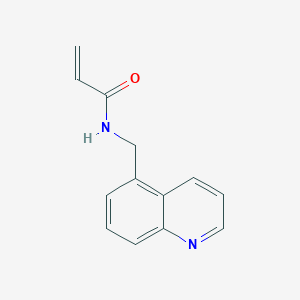 molecular formula C13H12N2O B2476010 N-(Quinolin-5-ylmethyl)prop-2-enamide CAS No. 2139377-45-8