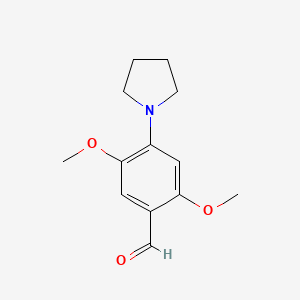 2,5-Dimethoxy-4-pyrrolidin-1-yl-benzaldehyde