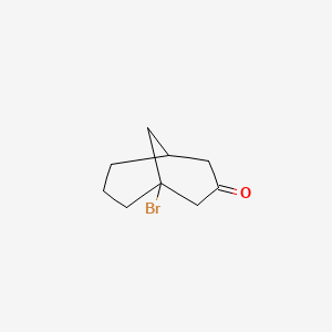 molecular formula C9H13BrO B2476032 1-Bromobicyclo[3.3.1]nonan-3-one CAS No. 66077-98-3