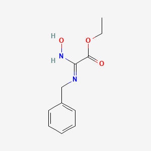 molecular formula C11H14N2O3 B2476116 Ethyl 2-(benzylamino)-2-(hydroxyimino)acetate CAS No. 937604-26-7