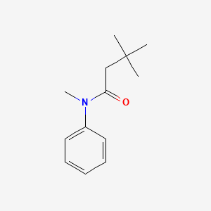 molecular formula C13H19NO B2476188 N,3,3-trimethyl-N-phenylbutanamide CAS No. 144691-18-9