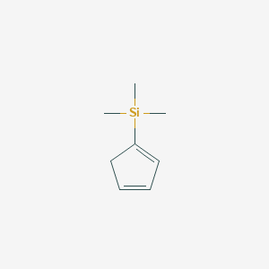 molecular formula C8H14Si B2476288 1,3-Cyclopentadiene, (trimethylsilyl)- CAS No. 25134-15-0