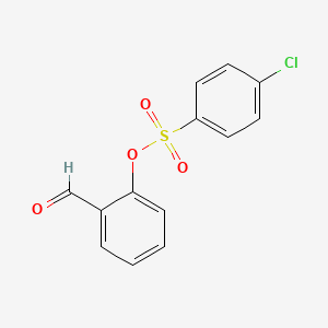 molecular formula C13H9ClO4S B2476387 2-Formylphenyl 4-chlorobenzenesulfonate CAS No. 634593-06-9
