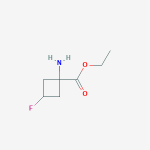 B2476391 Ethyl 1-amino-3-fluorocyclobutane-1-carboxylate CAS No. 2248336-59-4