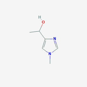 molecular formula C6H10N2O B2476455 1-(1-Methyl-1H-imidazol-4-yl)-ethanol CAS No. 70702-82-8