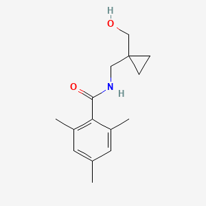N-((1-(hydroxymethyl)cyclopropyl)methyl)-2,4,6-trimethylbenzamide