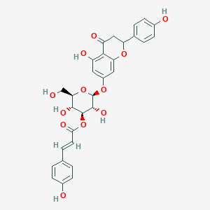 molecular formula C30H28O12 B2476569 3''-p-Coumaroylprunin CAS No. 84813-73-0