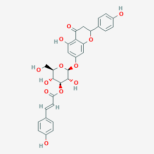 7-[3-O-(4-Hydroxycinnamoyl)-beta-D-glucopyranosyloxy]-4',5-dihydroxyflavanone