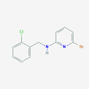 2-Pyridinamine,6-bromo-n-[(2-chlorophenyl)methyl]-