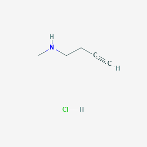 (But-3-yn-1-yl)(methyl)amine hydrochloride