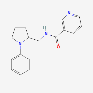 N-((1-phenylpyrrolidin-2-yl)methyl)nicotinamide