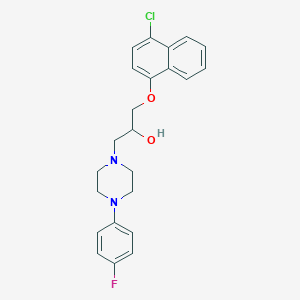 3-(4-Chloronaphthyloxy)-1-[4-(4-fluorophenyl)piperazinyl]propan-2-ol