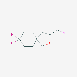 8,8-Difluoro-3-(iodomethyl)-2-oxaspiro[4.5]decane