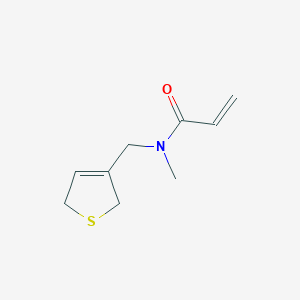 molecular formula C9H13NOS B2476687 n-[(2,5-Dihydrothiophen-3-yl)methyl]-n-methylprop-2-enamide CAS No. 2224507-78-0