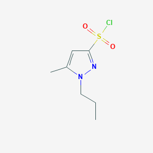 5-Methyl-1-propylpyrazole-3-sulfonyl chloride