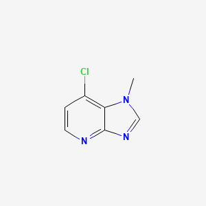 molecular formula C7H6ClN3 B2476718 7-Chloro-1-methyl-1h-imidazo[4,5-b]pyridine CAS No. 83472-67-7