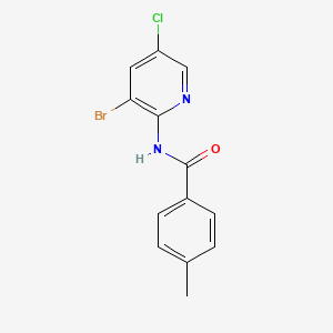 B2476759 Benzamide,n-(3-bromo-5-chloro-2-pyridinyl)-4-methyl- CAS No. 945623-81-4