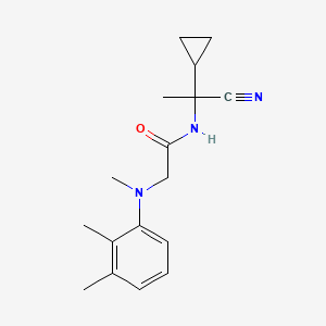 molecular formula C17H23N3O B2476811 N-(1-cyano-1-cyclopropylethyl)-2-[(2,3-dimethylphenyl)(methyl)amino]acetamide CAS No. 1241156-02-4
