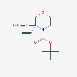 Tert-butyl 3-ethenyl-3-ethynylmorpholine-4-carboxylate