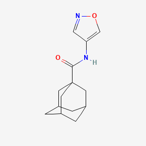 molecular formula C14H18N2O2 B2476830 N-(1,2-oxazol-4-yl)adamantane-1-carboxamide CAS No. 1396677-84-1