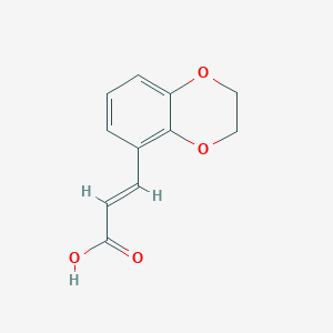 (E)-3-(2,3-dihydro-1,4-benzodioxin-5-yl)prop-2-enoic acid