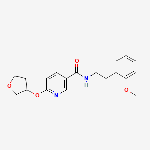 N-(2-methoxyphenethyl)-6-((tetrahydrofuran-3-yl)oxy)nicotinamide