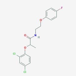 2-(2,4-dichlorophenoxy)-N-[2-(4-fluorophenoxy)ethyl]propanamide