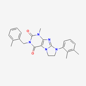 8-(2,3-dimethylphenyl)-1-methyl-3-(2-methylbenzyl)-7,8-dihydro-1H-imidazo[2,1-f]purine-2,4(3H,6H)-dione