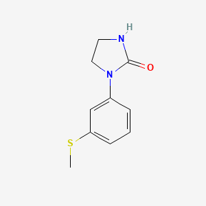 1-[3-(methylsulfanyl)phenyl]tetrahydro-2H-imidazol-2-one