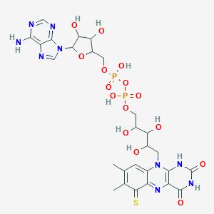 molecular formula C27H33N9O15P2S B024769 6-Mercapto-fad CAS No. 101760-90-1