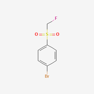 molecular formula C7H6BrFO2S B2476900 1-Bromo-4-(fluoromethylsulfonyl)benzene CAS No. 173387-83-2