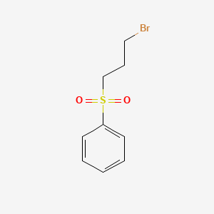 molecular formula C9H11BrO2S B2476975 (3-Bromopropanesulfonyl)benzene CAS No. 33451-05-7