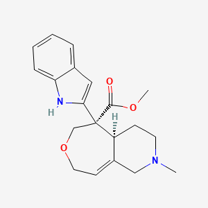 molecular formula C20H24N2O3 B2476992 6,7-seco-angustilobine B CAS No. 112464-23-0