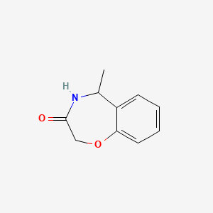 molecular formula C10H11NO2 B2476995 5-甲基-4,5-二氢-1,4-苯并噁唑啉-3-酮 CAS No. 883815-95-0