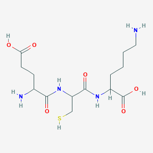 molecular formula C14H26N4O6S B024770 Glutamylcysteyllysine CAS No. 128960-73-6